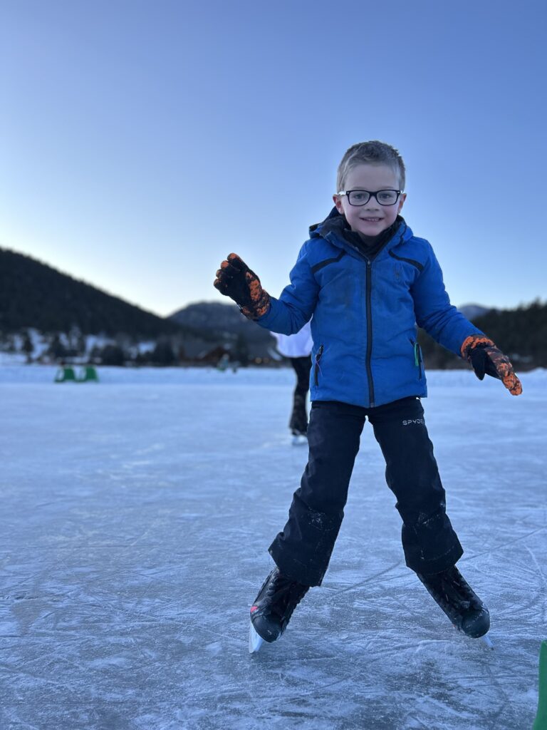 Evergreen Lake Ice Skating